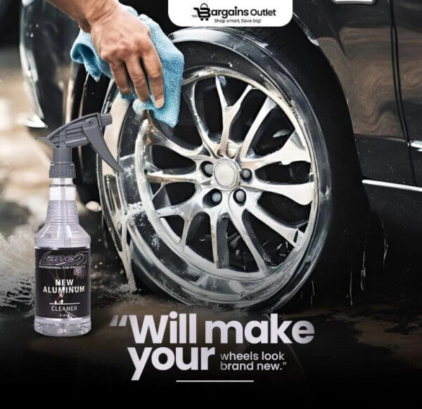 Lane's New Aluminum Tire Rim Cleaner Spray for Cars, Trucks, and SUVs (32oz + 128oz) - Image 2