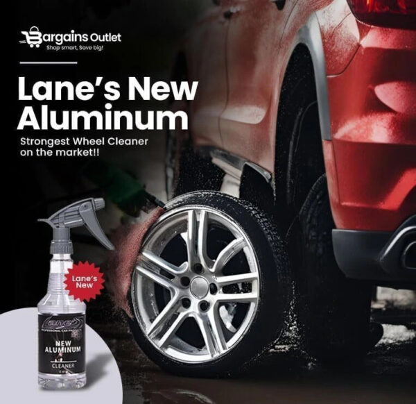 Lane's New Aluminum Tire Rim Cleaner Spray for Cars, Trucks, and SUVs (32oz + 128oz) - Image 4