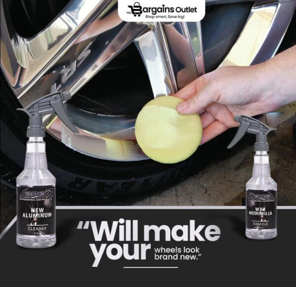 Lane's New Aluminum Tire Rim Cleaner Spray for Cars, Trucks, and SUVs (32oz + 128oz) - Image 5