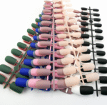 360Pc Square Press on Nails Medium Legnth, Matte Square Fake Nails Full Cover Artificial Fingernails Colored Acrylic Nails Press on Nail Tips 10 Sizes False Nails for Women Girls - Image 6