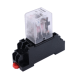 2Pcs Electromagnetic Power Relay HH52P AC 110V/120V 5A Coil 8 Pin DPDT with LED Indicator, with Base Socket, with DIN Rail Slotted Aluminum - Image 4