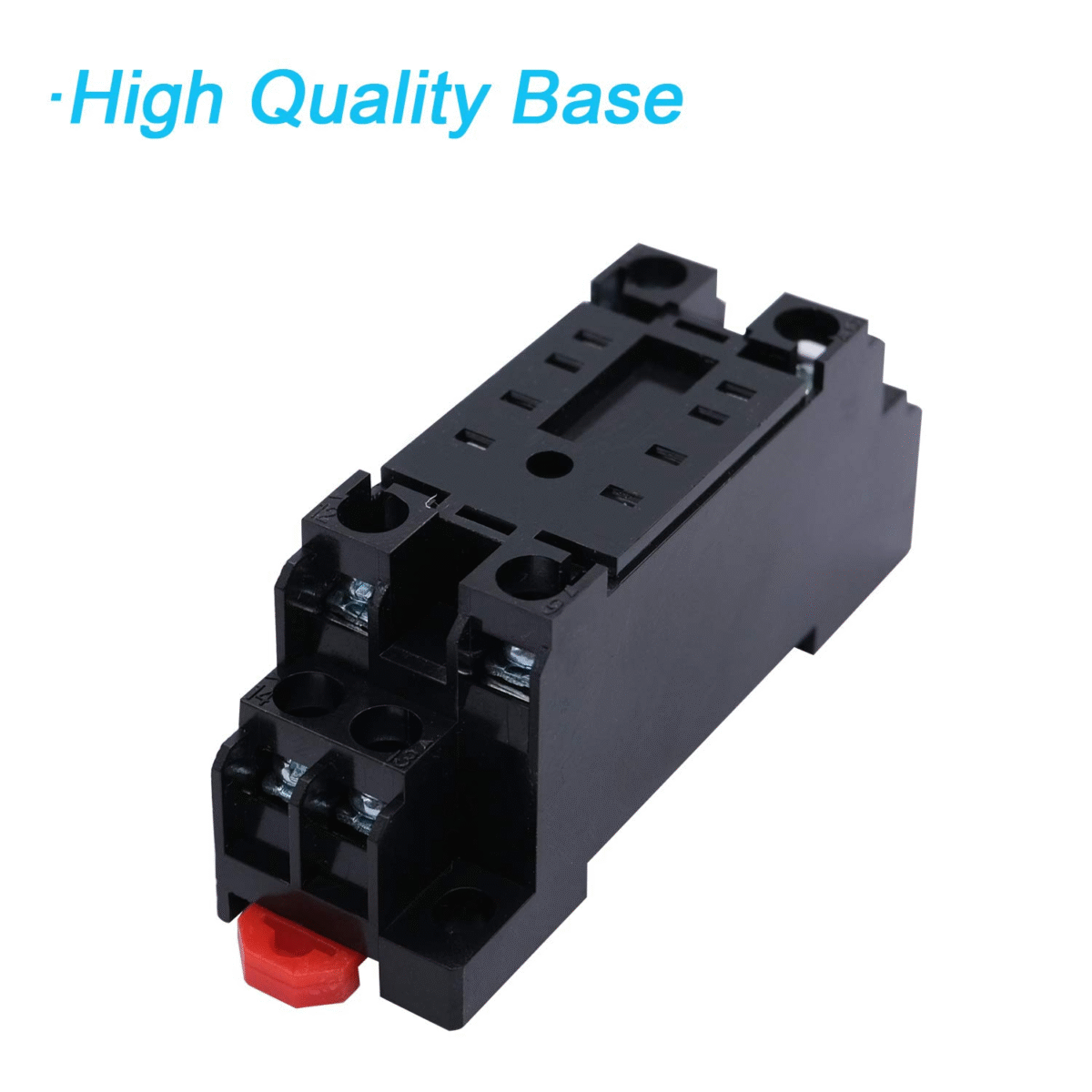 2Pcs Electromagnetic Power Relay HH52P AC 110V/120V 5A Coil 8 Pin DPDT with LED Indicator, with Base Socket, with DIN Rail Slotted Aluminum - Image 2