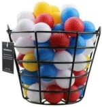 Golf Ball Metal Range Basket Golfball Container with Handle - Holds Contain 50 Balls - Image 7