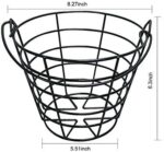 Golf Ball Metal Range Basket Golfball Container with Handle - Holds Contain 50 Balls - Image 4