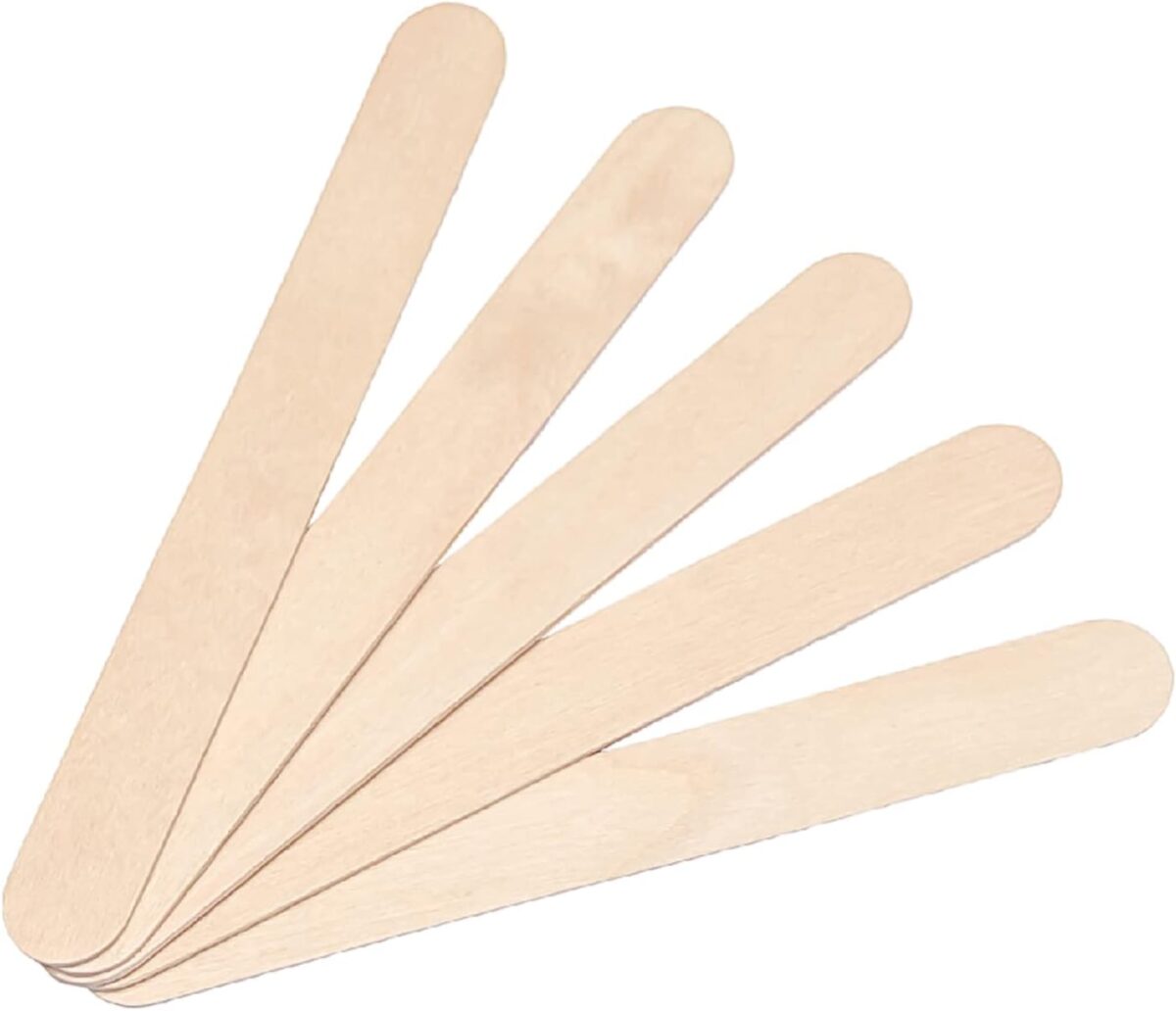 8”100Pcs  Jumbo Wooden Craft Sticks Wooden Popsicle Craft Sticks Stick Treat Sticks Ice Pop Sticks for DIY Crafts，Home Art Projects, Classroom Art Supplies - Image 3