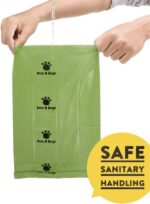 Dog Poop Bags, Dog Waste Bags, Biodegradable Unscented Refill Rolls, Includes Dispenser - Image 3