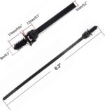 Benliu 20Pcs Cable Zip Ties, 8.3X0.2 Inch Heavy Duty Nylon Push Mount Self Locking Assortment for Indoor Wire Tying, Black - Image 3