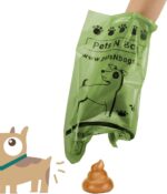 Dog Poop Bags, Dog Waste Bags, Biodegradable Unscented Refill Rolls, Includes Dispenser - Image 6