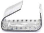 Seals for 1/2" Strap Width Steel Strapping, 500 Pcs Metal Clips for Firmly Securing Packaging and Pallet Banding, Fix Large and Medium-Sized Loads for Storage and Transportation - Image 4