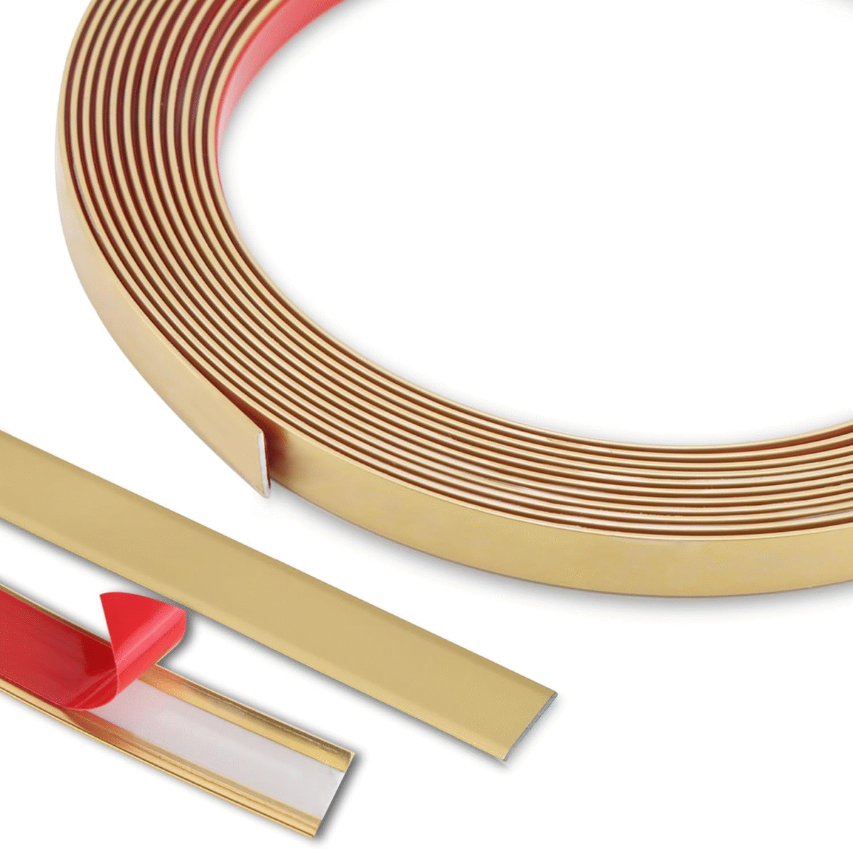Flexible Molding & Wall Trim | Peel and Stick Design | Ceiling, Floor, Mirror, Corner, Wardrobe, Cabinet and Auto Trim, 16.4 Ft X 0.26 Inch - Image 2