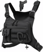 Outdoor Chest Bag for Men and Women, Tactical Vest for Running, Cycling, EDC Chest Pack Rig for Sports and Workouts - Image 2