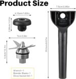 Blade Replacement Parts Compatible with Vitamix, Blender Wet Blade Replacement Assembly with Wrench and Drive Socket Replacement Compatible with Vitamix 64Oz and 32Oz Container - Image 7