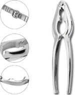 12 Pieces Seafood Tools Set Including 2 Lobster Crab Crackers and 10 Forks - Image 6