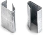 Seals for 1/2" Strap Width Steel Strapping, 500 Pcs Metal Clips for Firmly Securing Packaging and Pallet Banding, Fix Large and Medium-Sized Loads for Storage and Transportation - Image 3