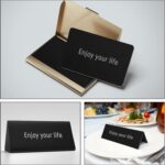 Blank Metal Business Cards Thickness 0.8 Mm Metal Laser Engraving Cards for House Office Customer DIY Gift Plate Invitations, 86 X 54 Mm, Black(30 Pcs) - Image 7