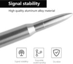 1 PC Car Truck Bullet Antenna, Radio Antenna Replacement, Fit for Chevy Silverado 1500 2500 3500 HD Avalanche GMC Sierra 1500 2500 3500 Denali Heavy Duty Pickup Trucks Accessories (Silver) - Image 4