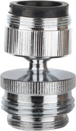 Faucet Adapter Kit, Swivel Aerator Adapter to Connect Garden Hose - Multi-Thread Kitchen Sink Faucet to Garden Hose Adapter 3/4 Inch - Chrome Finished - Image 10