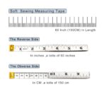 4 Pack Soft Tape Measure Double Scale 60-Inch/150Cm, Fabric Craft Tape Measure & Medical Body Measurement, Sewing Flexible Vinyl Ruler & Measuring Tape for Body Weight Loss (White) - Image 3
