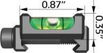 Low Profile Picatinny Bubble Level, anti Cant Indicator - Image 9