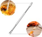 12 Pieces Seafood Tools Set Including 2 Lobster Crab Crackers and 10 Forks - Image 7