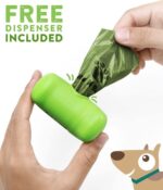 Dog Poop Bags, Dog Waste Bags, Biodegradable Unscented Refill Rolls, Includes Dispenser - Image 5