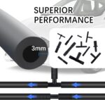Multipurpose Vacuum Line Kit,6Pcs 5Ft Vacuum Hose Automotive+64Pcs Vacuum Line Connectors,Max 130PSI Silicone Hose for Variety Car Piping System Automotive Replacement Vacuum Hoses (70PCS) - Image 5