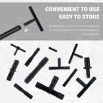 Multipurpose Vacuum Line Kit,6Pcs 5Ft Vacuum Hose Automotive+64Pcs Vacuum Line Connectors,Max 130PSI Silicone Hose for Variety Car Piping System Automotive Replacement Vacuum Hoses (70PCS) - Image 7