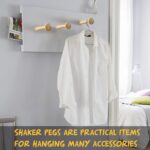 24PCS Wooden Shaker Peg Wood Screw-3.7 Inch on Shaker Pegs Unfinished Wood Shaker Racks for Hanging Clothes Hats Towel Paint DIY(24PCS) - Image 6