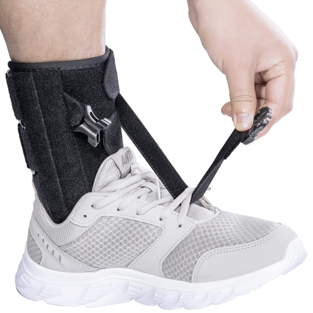 Foot Drop Brace for Walking Lifting Shoes, Drop Foot AFO Brace Help Raise Shoes, Foot up Splint for Ankle, Improved Walking Gait, Prevent Falls and Injuries, for Left and Right, Fits Women and Men - Image 1