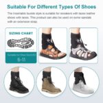 Foot Drop Brace for Walking Lifting Shoes, Drop Foot AFO Brace Help Raise Shoes, Foot up Splint for Ankle, Improved Walking Gait, Prevent Falls and Injuries, for Left and Right, Fits Women and Men - Image 8