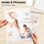 Photo Sleeves for 3-Ring Binder, (4X6 Mixed Format, 25 Pack) for 150 Pictures, Each Photo Page Sheet Holds Six 4 X 6 Pictures or Postcards, Acid-Free Poly 4X6 Album Refill Pages - Image 4