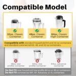 Blade Replacement Parts Compatible with Vitamix, Blender Wet Blade Replacement Assembly with Wrench and Drive Socket Replacement Compatible with Vitamix 64Oz and 32Oz Container - Image 8