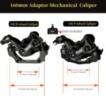 Bike Disc Brake Kit, Aluminum Front and Rear Caliper, Full Aluminum Alloy Bicycle Brake Lever, 160Mm Rotor, Mechanic Tool-Free Pad Adjuster for Road Bike, Mountain Bike - Image 6