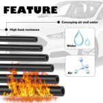 Multipurpose Vacuum Line Kit,6Pcs 5Ft Vacuum Hose Automotive+64Pcs Vacuum Line Connectors,Max 130PSI Silicone Hose for Variety Car Piping System Automotive Replacement Vacuum Hoses (70PCS) - Image 8