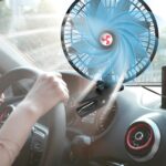 8” Car Truck RV Clip Fan,12 Volt Truck Fans That Blow Cold Air,12V RV Cooling Fan with 2-Speed Switch,Car Cigarette Lighter Cord Length 5FT - Image 6