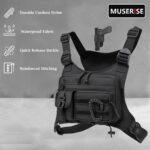 Outdoor Chest Bag for Men and Women, Tactical Vest for Running, Cycling, EDC Chest Pack Rig for Sports and Workouts - Image 4