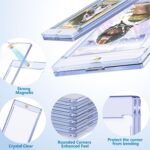 24 Ct Magnetic Card Holder for Trading Cards, 35PT Baseball Card Case Magnet Toploaders Sports Card Protectors with UV Protection Fit for TCG, Game Cards, Football Cards - Image 5