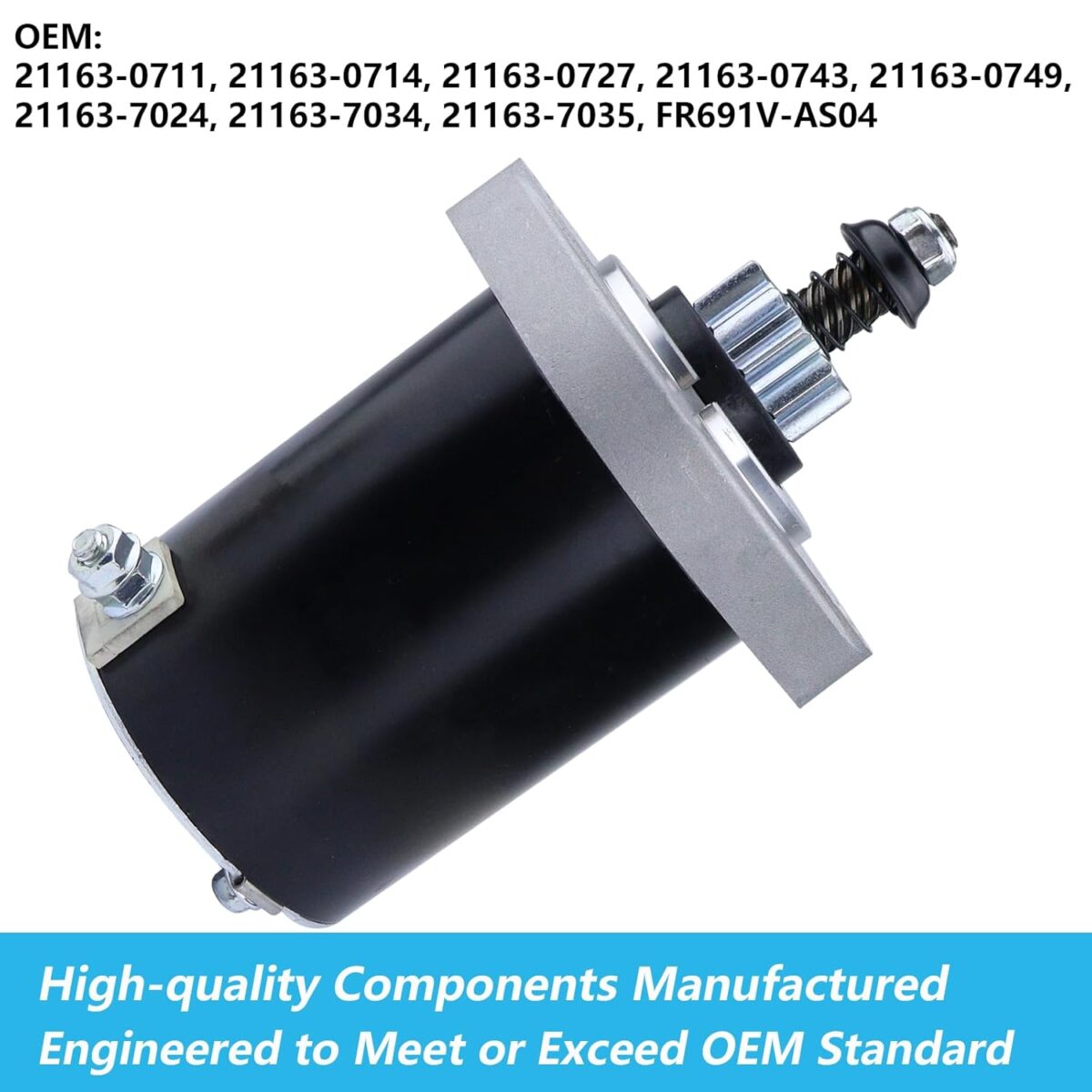 Starter for Kawasaki FR691V FR730V FH491V FS481V FS541V FS600V FS604V, 21163-0711 21163-0714 21163-0727 21163-0749 21163-7024 21163-7034 FR691V-AS04, for Cub Cadet 12-14 Z-Force 48 54 60 - Image 3