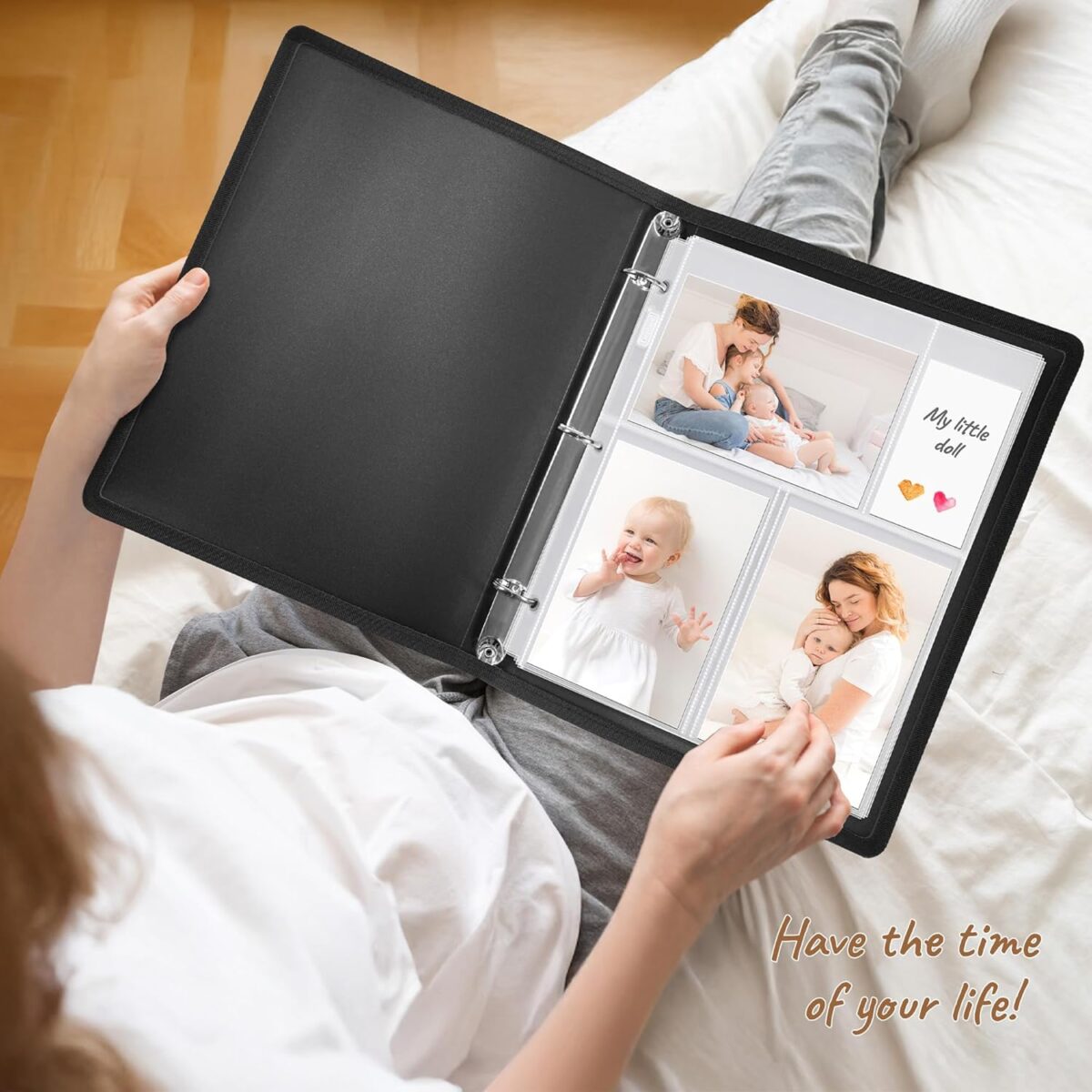 Photo Sleeves for 3-Ring Binder, (4X6 Mixed Format, 25 Pack) for 150 Pictures, Each Photo Page Sheet Holds Six 4 X 6 Pictures or Postcards, Acid-Free Poly 4X6 Album Refill Pages - Image 9