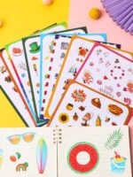 18 Sheets Holiday Seasonal Stickers Scrapbooking Calendar Stickers Assorted Monthly Planner Decorations for Kids Classroom 4Th of July Back to School Birthday Party Supplies - Image 4