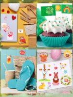 18 Sheets Holiday Seasonal Stickers Scrapbooking Calendar Stickers Assorted Monthly Planner Decorations for Kids Classroom 4Th of July Back to School Birthday Party Supplies - Image 7