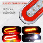 6 Inch Oval LED Trailer Lights, Submersible Boat Trailer Light, with Brake, Turning Signal, Reverse Light, Backup Light, DOT Compliant - Image 3