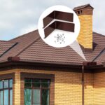 2 Pcs Gutter Valley Splash Guards Downspout Diverter Roof Rain Diverter Roofing Gutter Guards with 20 Pcs Matching Gutter Screws Rain Gutter Guards for Corner House, Brown (Bent Style) - Image 6