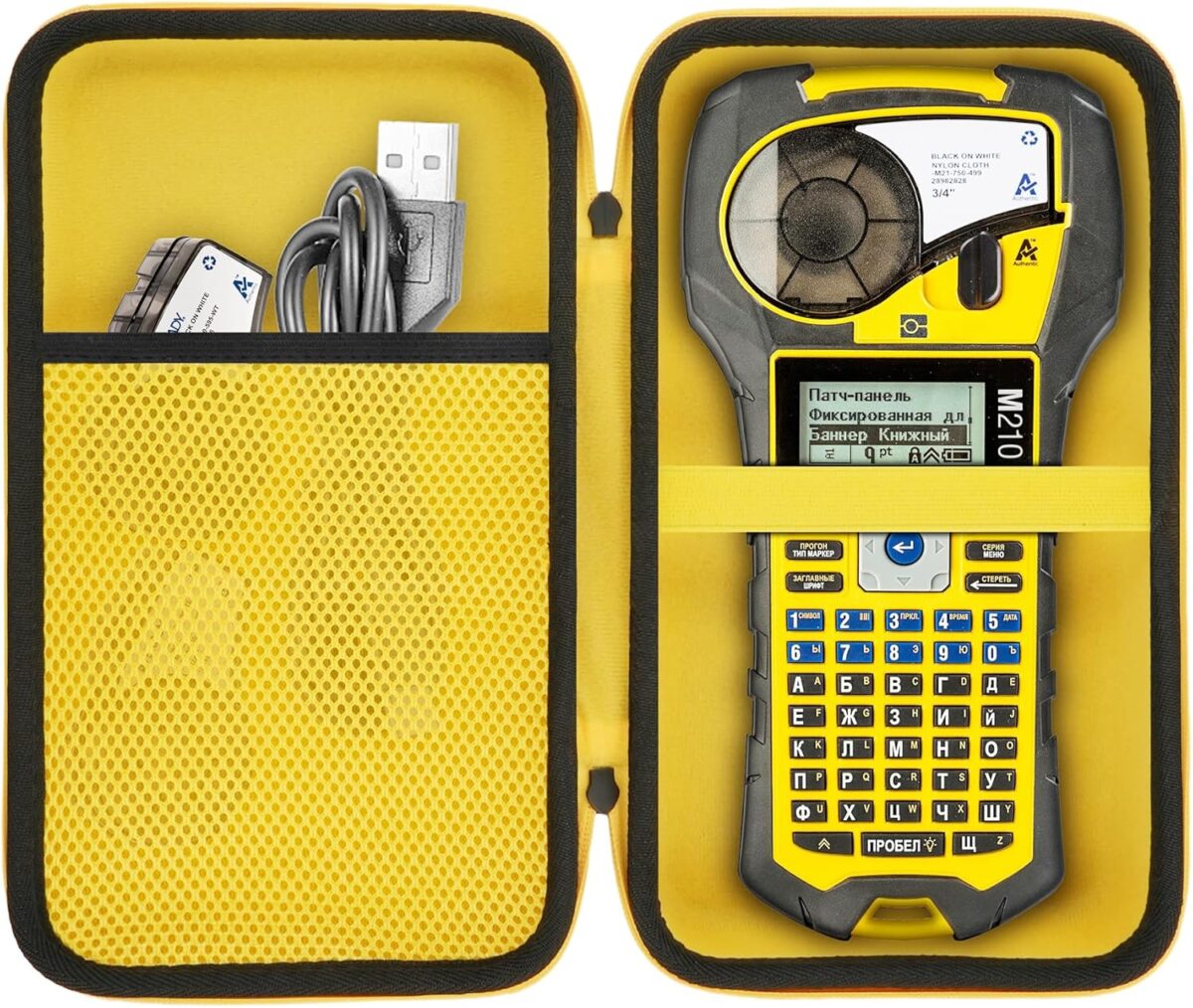 Hard Carrying Case Compatible with Brady M210 (BMP21-PLUS) Handheld Label Printer - Image 1