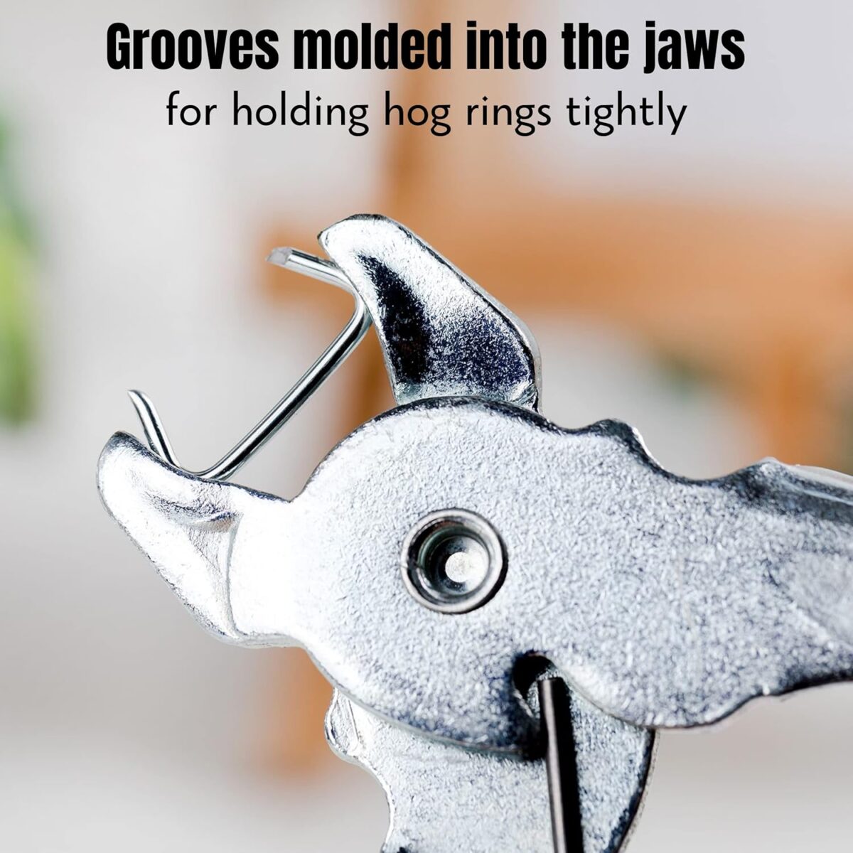 Hog Ring Pliers Kit - 110 Pack 3/4" Galvanized Rings & Pliers for Fencing & Automotive Upholstery - Image 9