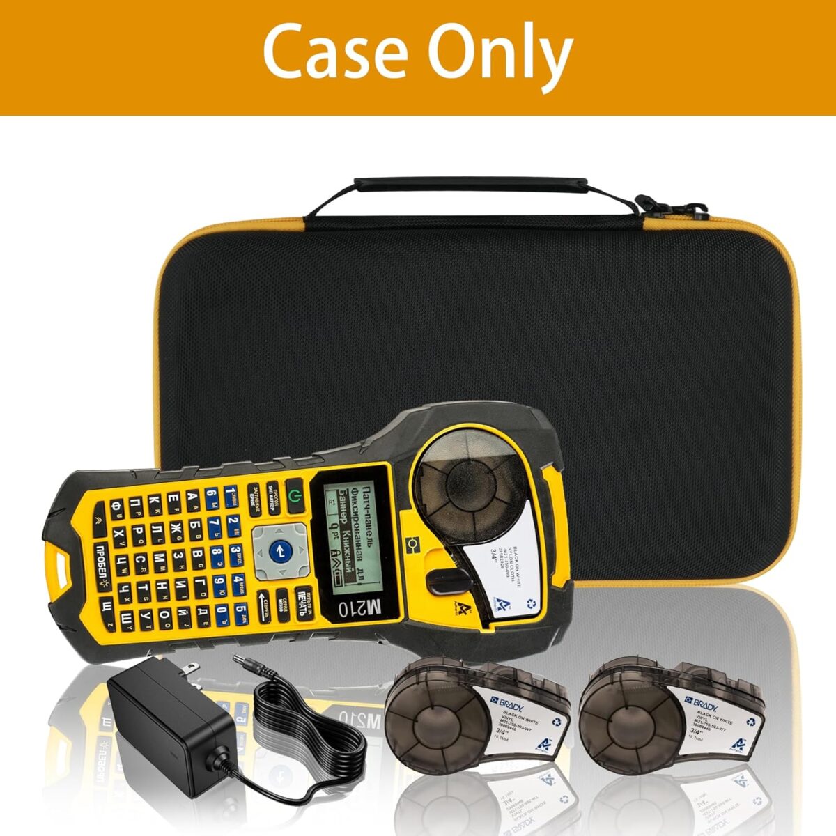 Hard Carrying Case Compatible with Brady M210 (BMP21-PLUS) Handheld Label Printer - Image 10