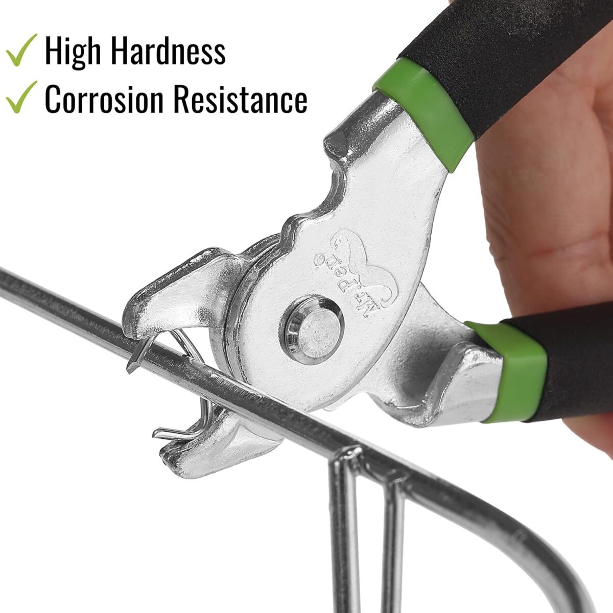 Hog Ring Pliers Kit - 110 Pack 3/4" Galvanized Rings & Pliers for Fencing & Automotive Upholstery - Image 7