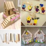 8”100Pcs  Jumbo Wooden Craft Sticks Wooden Popsicle Craft Sticks Stick Treat Sticks Ice Pop Sticks for DIY Crafts，Home Art Projects, Classroom Art Supplies - Image 7
