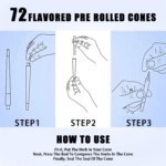 GORDON Pre Roles | Flavored King Size Fruit Pre Roll Cone | 72 Pack | Cherry Flavored Cone with Filter Tips - Image 6