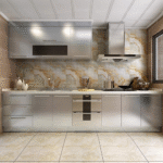 Stainless Steel Contact Paper Peel and Stick Waterproof Silver Metallic Wallpaper Self Adhesive Removable Vinyl Roll for Kitchen Cabinet Refrigerator Dishwasher Countertop 17.3''X118'' - Image 8